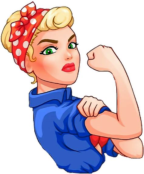 Download Transparent Strong Woman Clipart - Pop Art Strong Girl ...