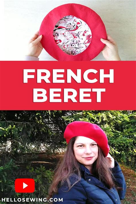 How to make a beret free french beret hat pattern video – Artofit