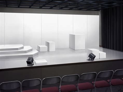 Modern White Stage | Backgrounds list | Gallery | Girls Band Party ...