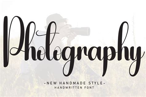 Photography Font by william jhordy · Creative Fabrica