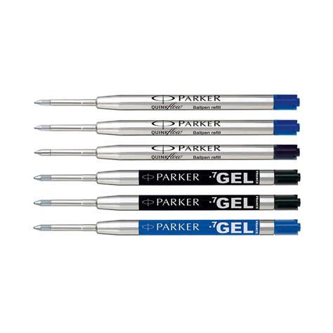 Parker Jotter London Refill Pack 3 x Ball Pen and 3 x Gel Refills – Pens Etc