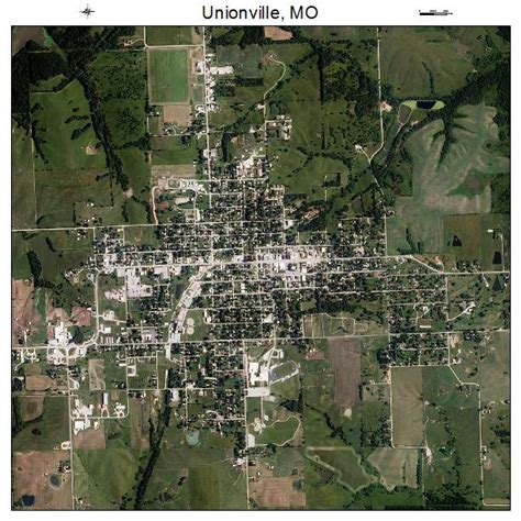 Aerial Photography Map of Unionville, MO Missouri