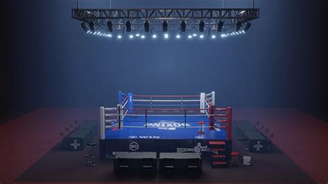 3D BOXING ARENA Game Ready Asset Pack Volume 1 - TurboSquid 2094218