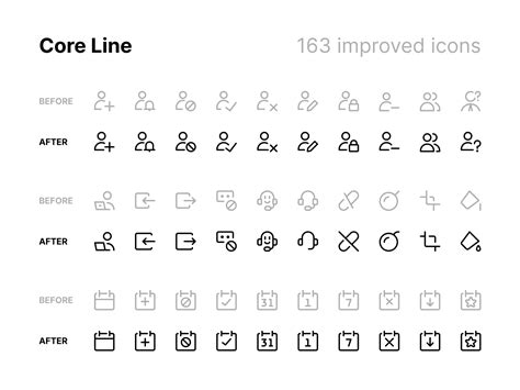 CORE - Improved icons by Streamline on Dribbble