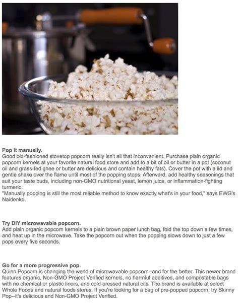 Healthy Popcorn | Healthy popcorn, Healthy, Natural food