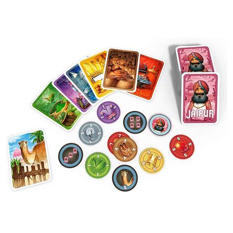 Jaipur Board Game by Space Cowboys Strategy Game for Age 10+ (Original) - Maya Toys