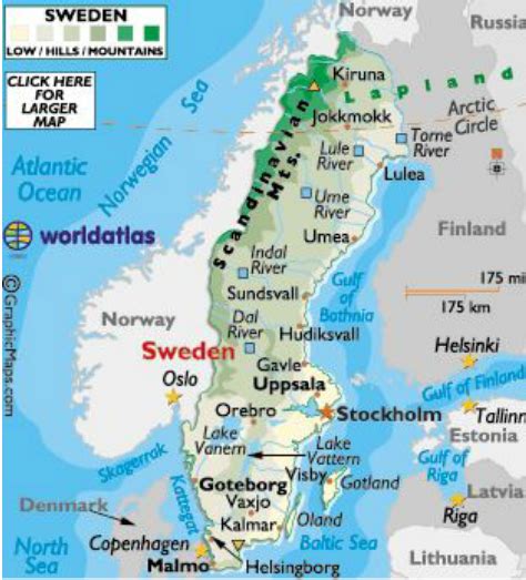 GEOGRAPHY AND ENVIRONMENT - GCU 114 ProjectSWEDEN