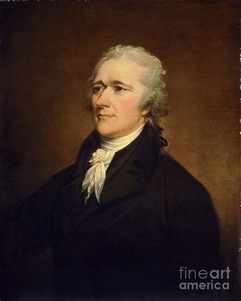 Alexander Hamilton, Circa 1806 By John Trumbull Painting by John Trumbull - Pixels