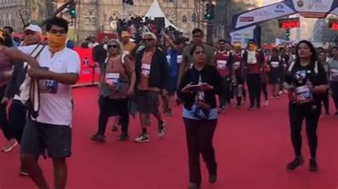 Mumbai hosts first Post-Covid marathon, Union Minister Kiren Rijiju ...