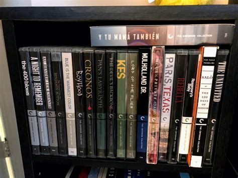 My Criterion Blu-Ray Collection - First Time Posting! : r/dvdcollection