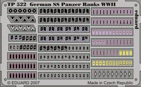 German SS Panzer Ranks WWII | Special Hobby - best for modelers