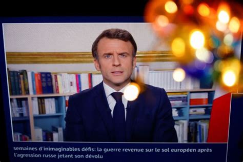 France's Macron Says 2023 Will Be the Year of Pension Reform