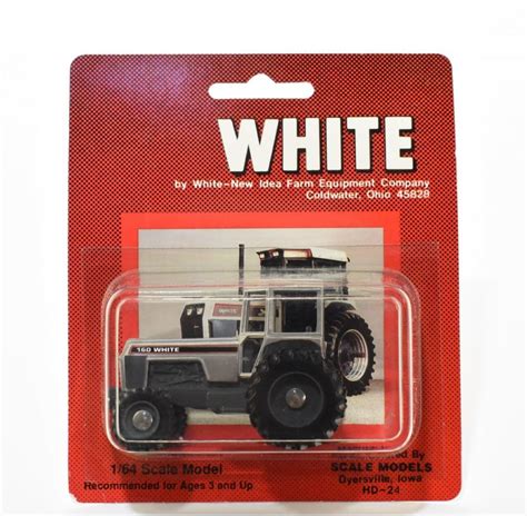 1/64 White 160 Tractor With Diecast Body - Daltons Farm Toys