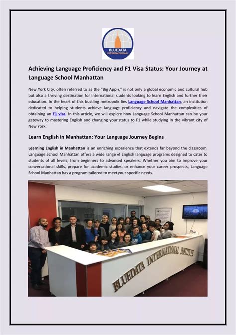 PPT - Achieving Language Proficiency and F1 Visa Status Your Journey at ...