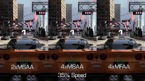 NVIDIA MFAA Comparison in GRID 2: 2x MSAA vs 4x MSAA vs 4x MFAA - YouTube