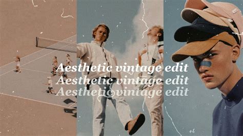 VINTAGE FILTER aesthetic edit tutorial / just with PicsArt - YouTube