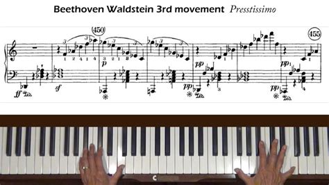 Beethoven Waldstein Sonata 3rd mvt Piano Tutorial Part 4 - YouTube