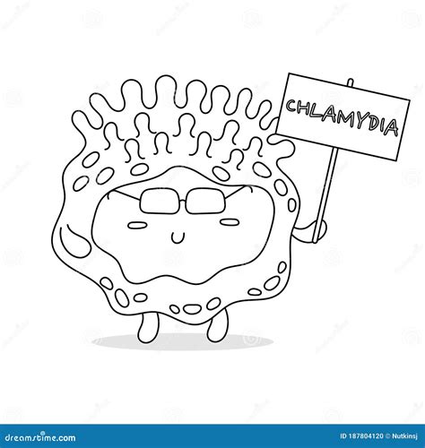 Chlamydia Disease Cell Vector Cartoon | CartoonDealer.com #187804098