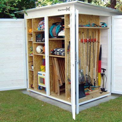 Geräteschuppen mit moderner Funktionalität | Shed storage, Garden tool ...