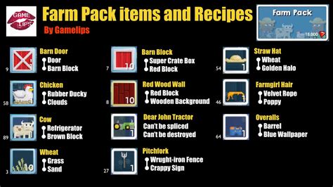 Farm Pack items and recipes - Growtopia - YouTube