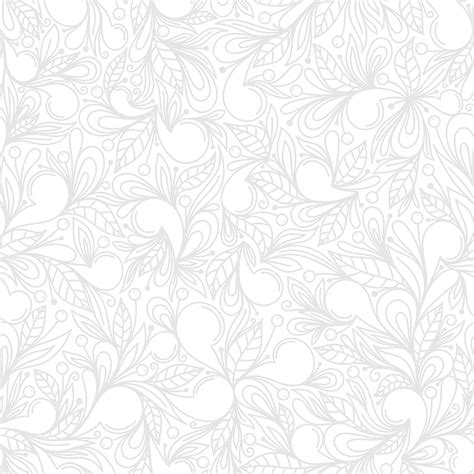 Premium Vector. Grey and white abstract floral vector background, Black ...