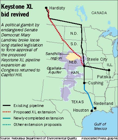 Keystone Pipeline Map Texas - Printable Maps