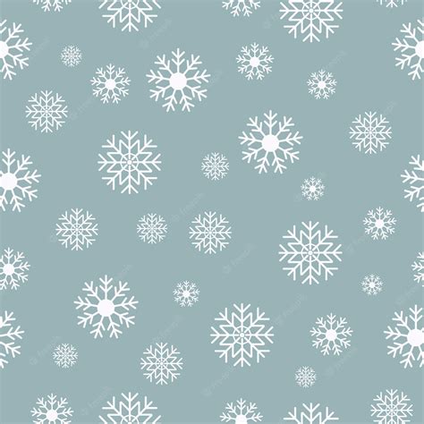 Premium Vector | Seamless snowflakes pattern for winter and new year ...