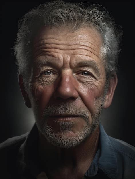 Premium AI Image | Realistic old men portrait generative ai