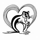 Love Struck skunk coloring Page Lulu Pages sketch template