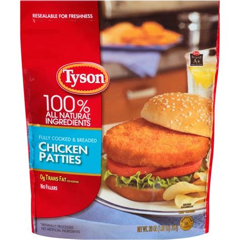 Tyson Chicken Breast Patties | Hy-Vee Aisles Online Grocery Shopping