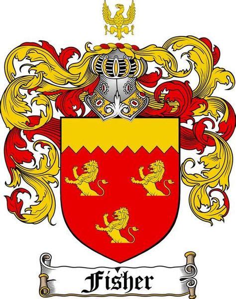 7 Fisher Coat of Arms/ Fisher Family Crest ideas | family crest, coat of arms, crest