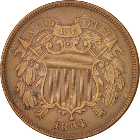 Two Cents 1864, Coin from United States - Online Coin Club