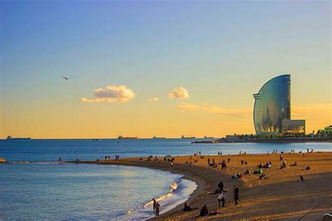 La Playa de la Barceloneta, en Barcelona