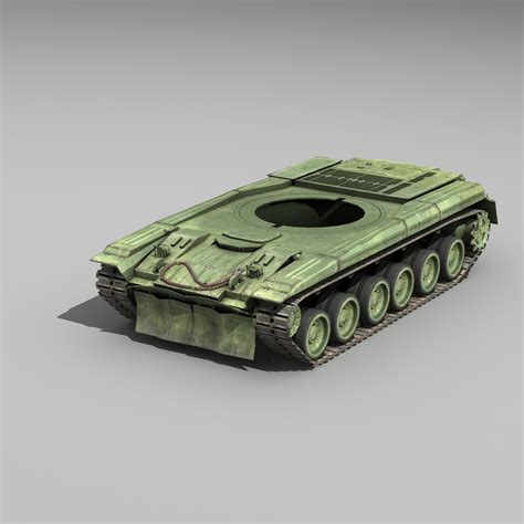 ukrainian battle tank oplot 3d model