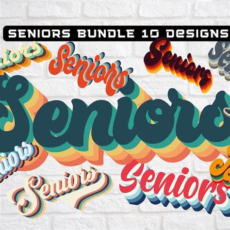 Senior Wavy Font - Etsy