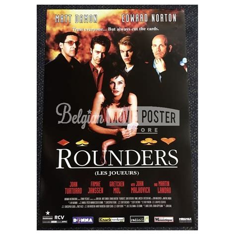 ROUNDERS - Belgian Movie Poster Store