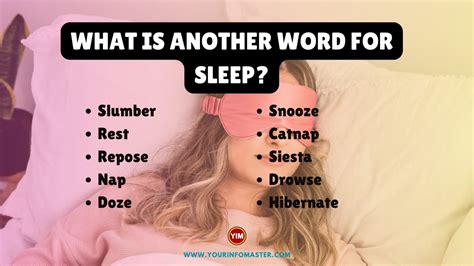 What is another word for Sleep? | Sleep Synonyms, Antonyms and ...