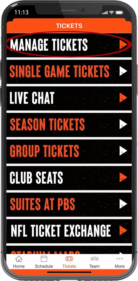 Cincinnati Bengals Tickets | Mobile Ticket Guide - Bengals.com