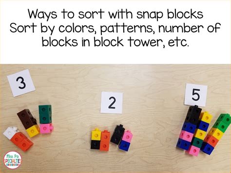 11 Ways To Use Snap Blocks To Teach | Mrs. P's Specialties!