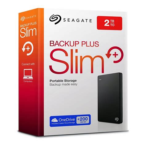 Seagate Backup Plus Slim 2TB niebieski Stdr2000202 - 7550302706 - oficjalne archiwum Allegro