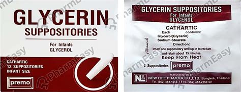 Buy Glycerin Rectal Suppository (0.8) Online at Flat 15% OFF | PharmEasy