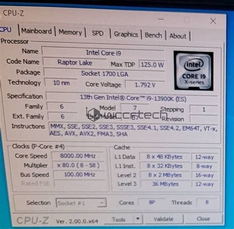 Intel Core i9-13900K разогнан до 8.0 GHz — i2HARD