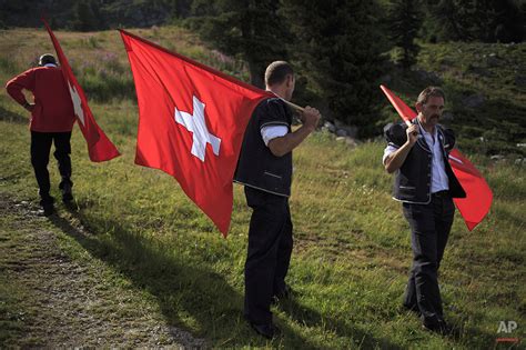 Switzerland alpenhorn festival — AP Photos