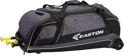 Easton E900C Wheeled Catcher's Gear Bag, 36"L x 16"W x 14"H