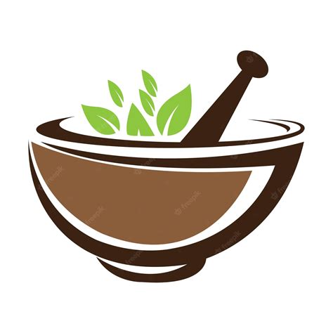 Premium Vector | Mortar and pestle icon logo vector design template