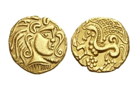 Gold Stater of the Parisii Celts of Central Gaul, Mint A, c. 100-57 BC ...