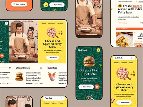 Food Blog Website design by Farzan Faruk for Rylic Studio on Dribbble