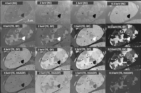 59 The CVD graphene sample observed at various impacted electron ...