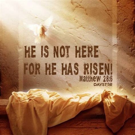 ~Matthew 28:6 | He has risen, Resurrection day, Bible verses