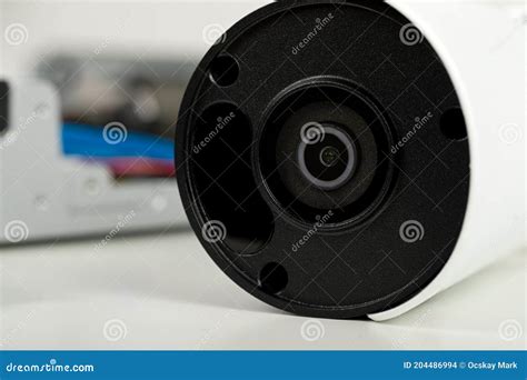 Security camera setup stock photo. Image of protect - 204486994